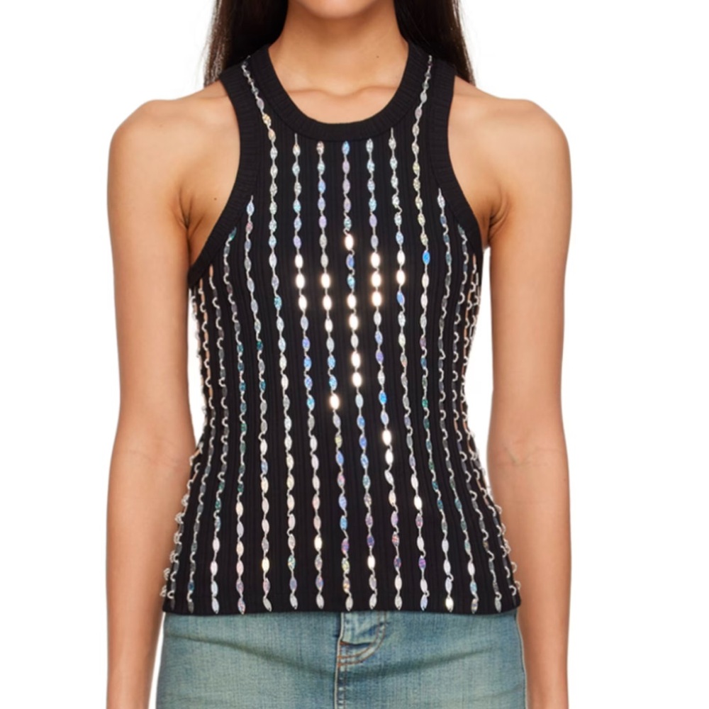 Ganni Embellished Tank Top